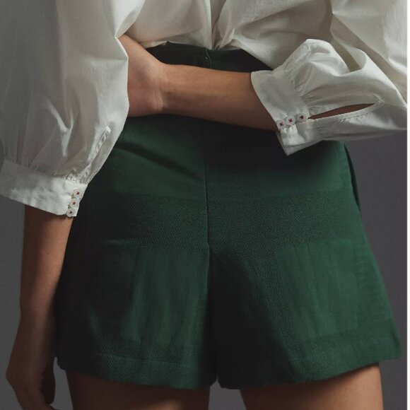 Anthropologie Corey Lynn Calter Textured Shorts - Size L NWT - Picture 3 of 8